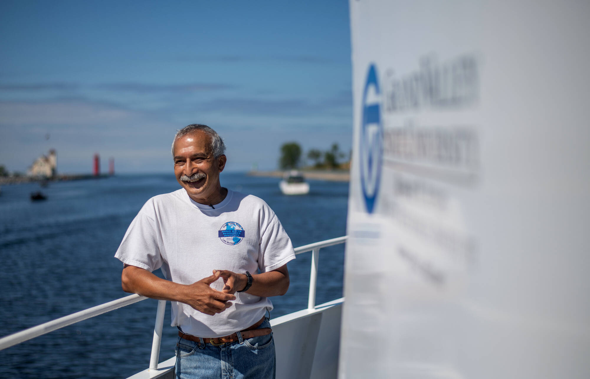Bopi Biddanda is a professor of water resources at the Robert B. Annis Water Resources Institute on Muskegon Lake.